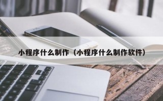 姜堰小程序什么制作（小程序什么制作软件）